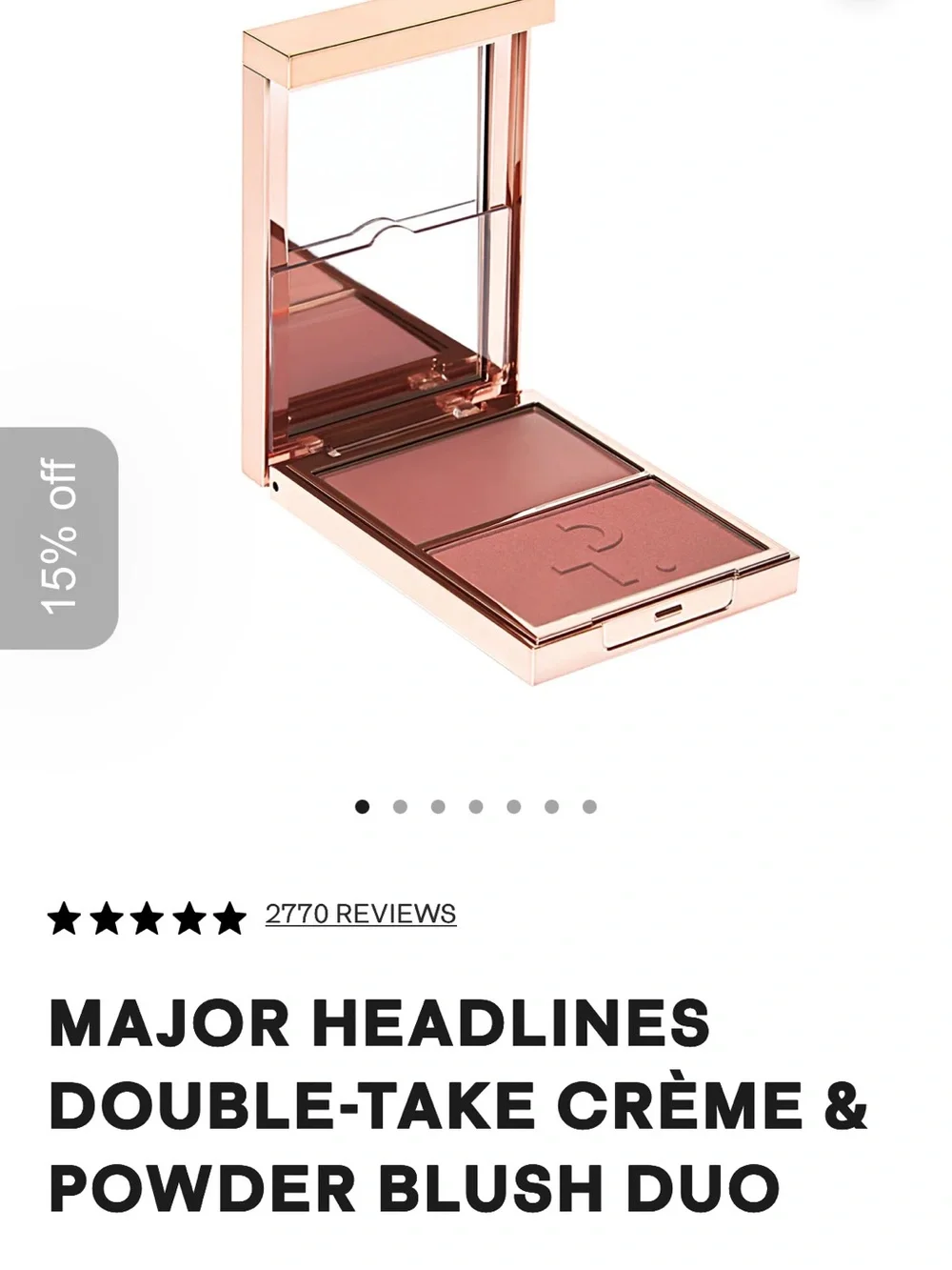 Patrick Ta Major Headlines Double-Take blush duos